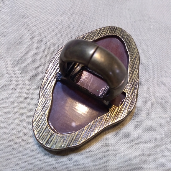 NWT Lovely Necklace & Ring Set, Red Stone, One-Size-Fits-All Ring, Clair… - Picture 7 of 7